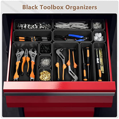 5 Size】 Tool Box Organizer Tray Divider Set (58 Count)