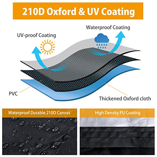 Motorcycle Cover All Season Universal Weather Waterproof Motorbike Cover with Lock