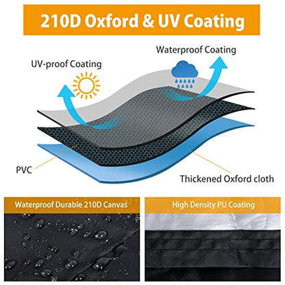 Motorcycle Cover All Season Universal Weather Waterproof Motorbike Cover with Lock