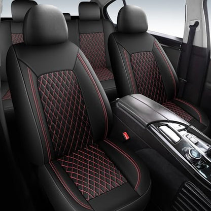 Faux Leather Full Set Car Seat Covers