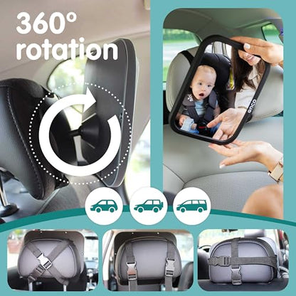Baby Car Mirror Bundle (2 Count)