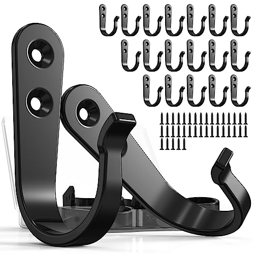 20 Pack Coat Hooks for Hanging (20 Count)