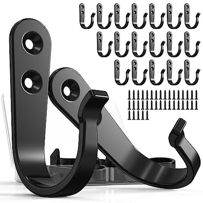 20 Pack Coat Hooks for Hanging (20 Count)