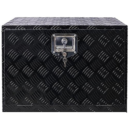 24in Aluminum Tool Box with Lock Keys for Truck Car