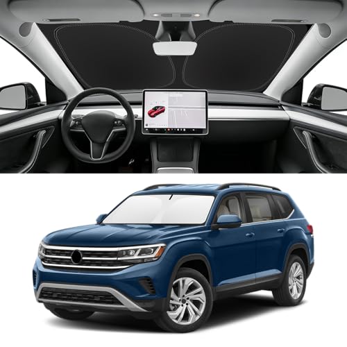 Custom Fit Windshield Sun Shade for VW Atlas 2018