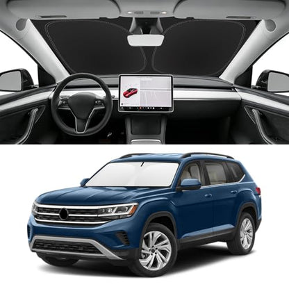 Custom Fit Windshield Sun Shade for VW Atlas 2018