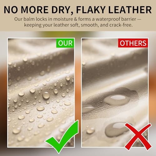 Leather Recoloring Balm and Leather Repair Kit for Furniture