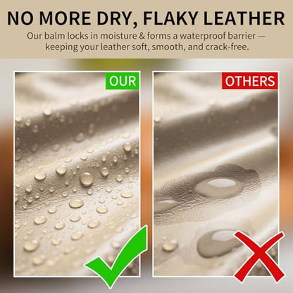 Leather Recoloring Balm and Leather Repair Kit for Furniture
