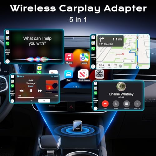 CarPlay Wireless Adapter for iPhone & Android Auto