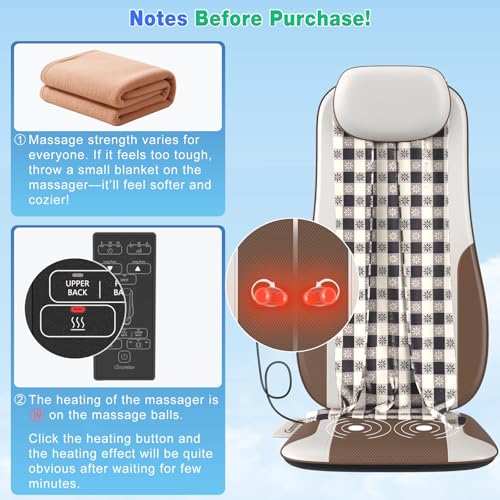 Shiatsu Back Massager with Heat