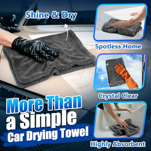 Microfiber Towel Car Drying Detailing Wash Cloth Car Care