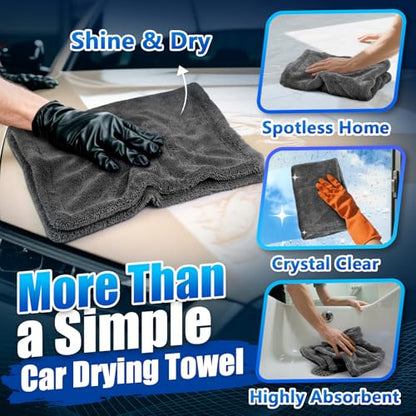 Microfiber Towel Car Drying Detailing Wash Cloth Car Care