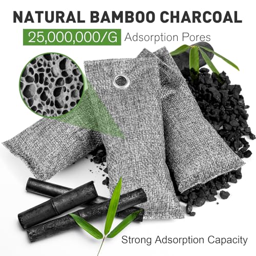 8Pack Activated Charcoal Odor Absorber (14.16 Ounce)