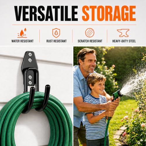 Hose Hanger Wall Mount 2 Pack (2 Count)