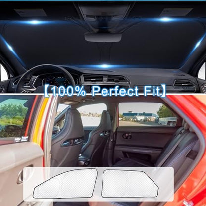6pcs Thicken Sun Shades for Hyundai Ioniq 5 Accessories 2022 (6 Count)