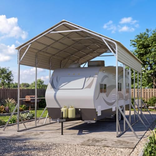 14x25x15 FT RV Metal Carport
