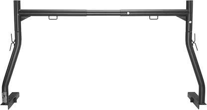 VEVOR Extendable Steel Truck Ladder Rack - 800 lbs Capacity, 46-71 inch, Non-Drilling for Kayak, Surfboard, Lumber, Ladder