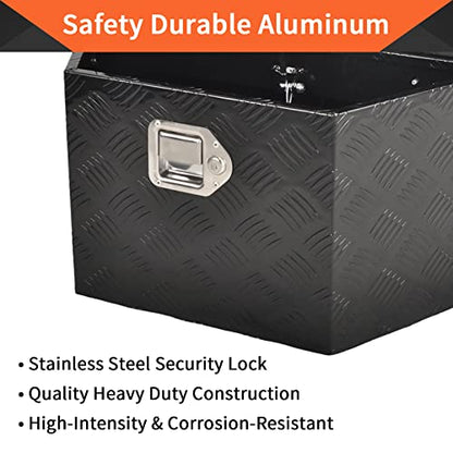 26 Inch Aluminum Trailer Tongue Tool Box 5 Bar Tread Wide Utility