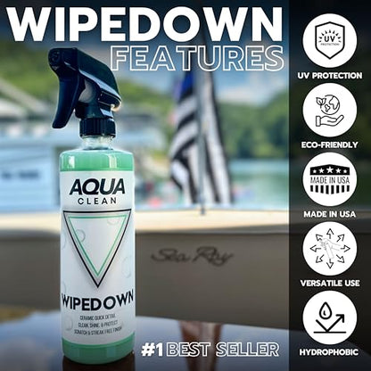 WIPEDOWN Ceramic Quick Detailer Spray & Waterless Wash (16.9 Fl Oz)