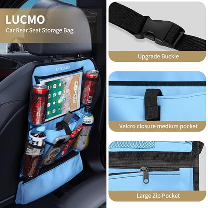 Car Backseat Organizer with Touch Screen Tablet Holder (22.9281 Ounce)