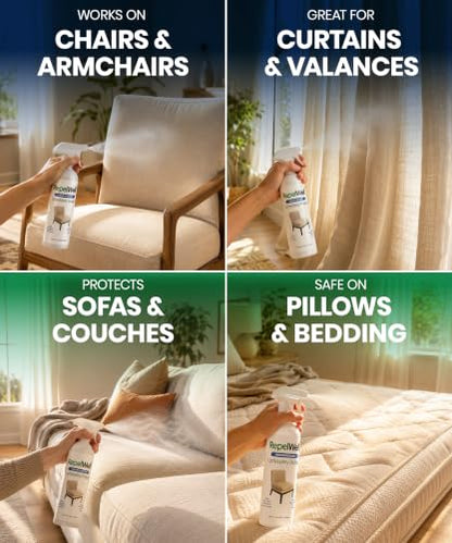 Non Toxic Fabric Protector Spray for Upholstery & Furniture (12 Fl Oz)