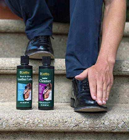 Boot and Shoe Leather Lotion 8 Ounces (8 FL Oz)
