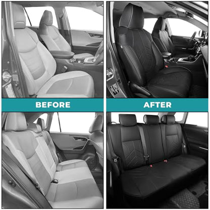 for Toyota RAV4 Seat Covers 2019 2020 2021 2022 2023 2024 2025 RAV 4 Prime & Hybrid XLE LE Limited XLE Premium