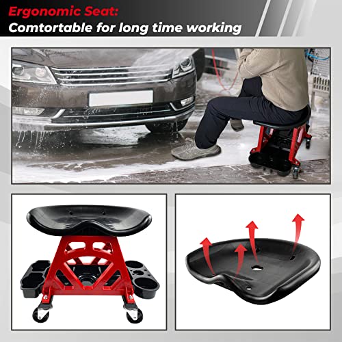 Durable Mechanic Stool Chair with Wheels