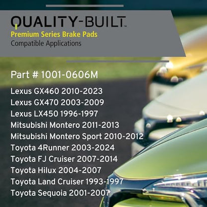 Rear Semi Metallic Brake Pads