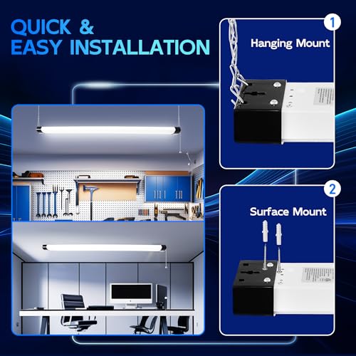4FT 70W LED Shop Light Linkable (2 Count)