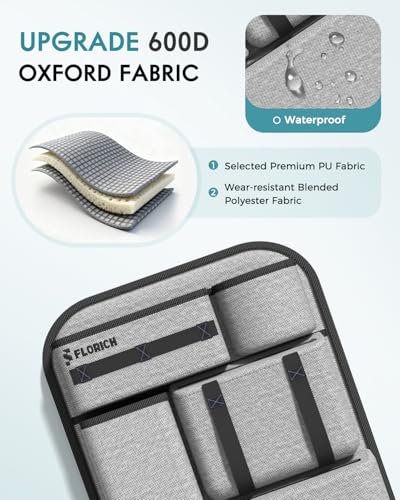 PU Coated Fabric Car Backseat Organizer (17.6 Ounce)