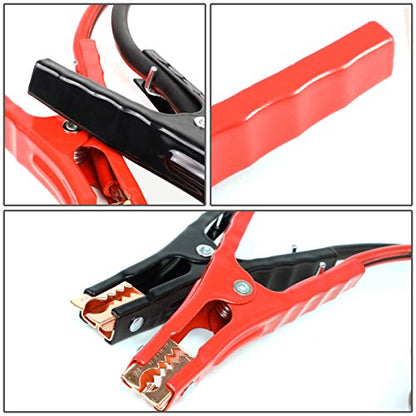 Heavy Duty 16Ft 6Gauge Booster Cable Power Jumper 400AMP Emergency Battery Start Car