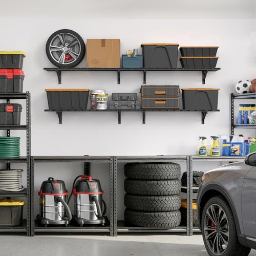 4 Pack Garage Shelving Wall Mounted