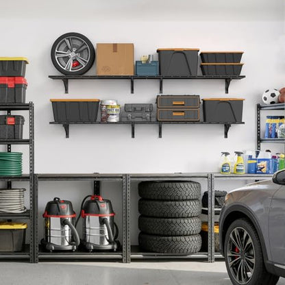 4 Pack Garage Shelving Wall Mounted