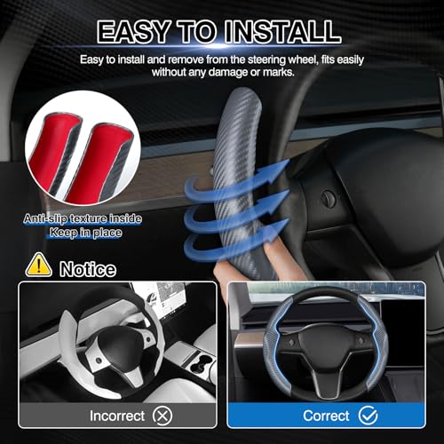 Steering Wheel Cover for Tesla Model 3