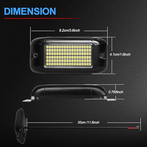 108 High Power LEDs per Pod 4Pods Pure Green Rock Lights Ultra