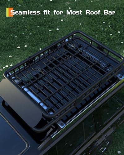 64" x 39" Universal Roof Rack Cargo Carrier Basket
