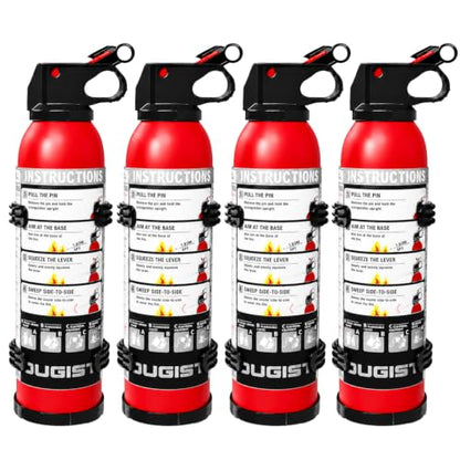 Small Fire Extinguisher for Home & Car (4 Count)