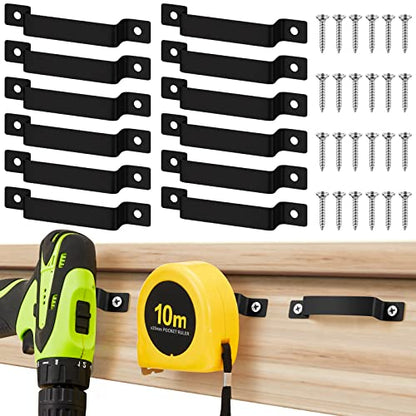 12 Pcs Tape Measure Clip Tape Measure Holder with Screws