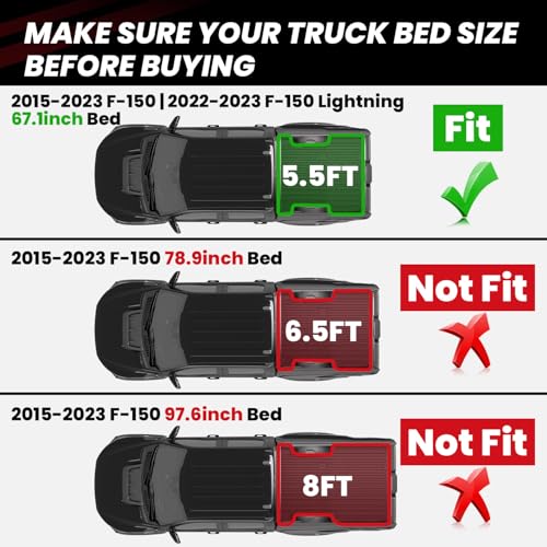 5.5ft Bed Mat for Ford F