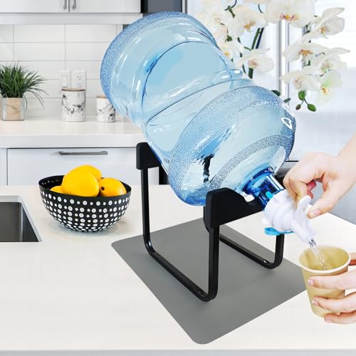 3 5 Gallon Water Jug Stand with 2 Dispenser Valves