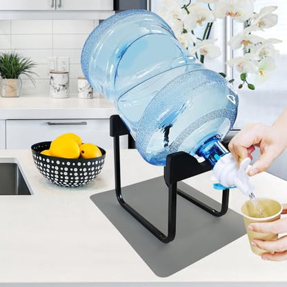 3 5 Gallon Water Jug Stand with 2 Dispenser Valves