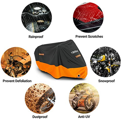 Motorcycle Cover Waterproof Outdoor Motorcycle Cover Heavy Duty