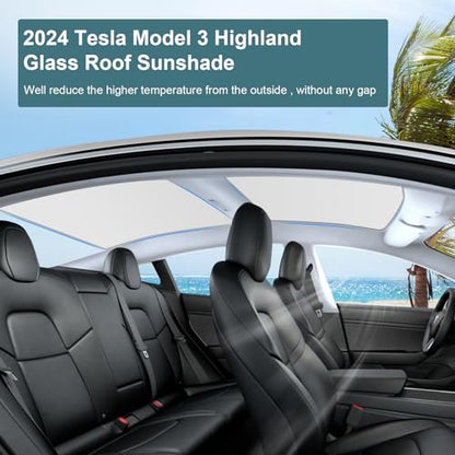 Roof Sunshades for Tesla Model 3 2026 (12 Count)