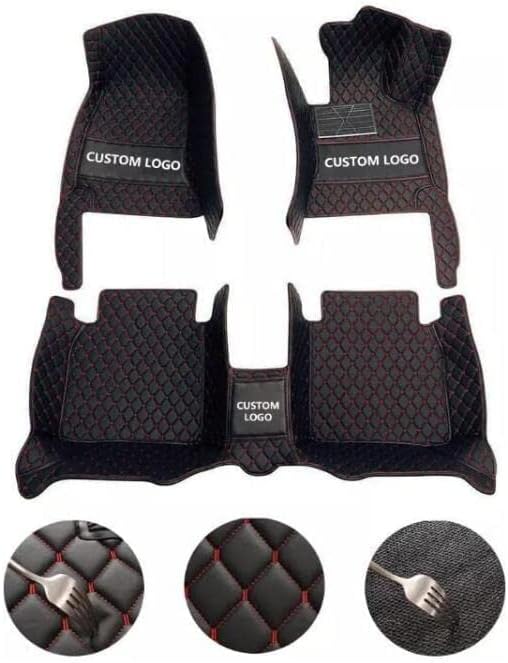 SARAHS Customized car Floor mats -Suitable for 99% of Cars, SUVs, and Trucks - car Pads to Protect Vehicle Interior Floor Accessories (Purple and Black)