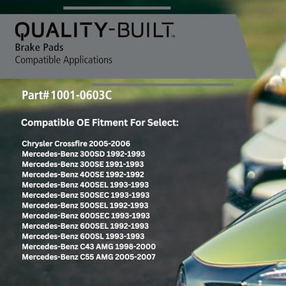 Rear Ceramic Brake Pads
