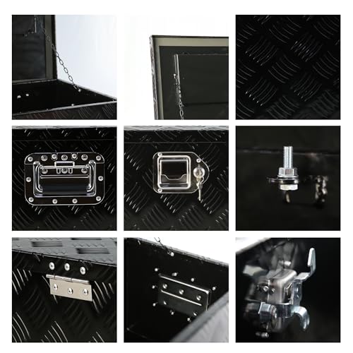 30in Aluminum Truck Bed Tool Box With Handle Lock Keys