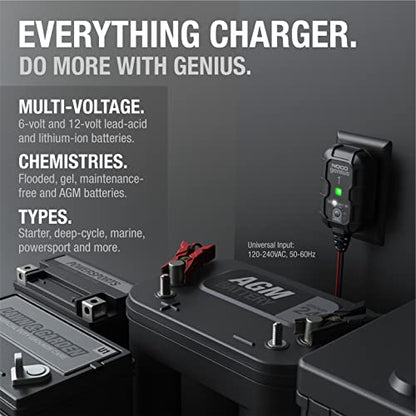 GENIUS1 1A 6 12V Smart Battery Charger