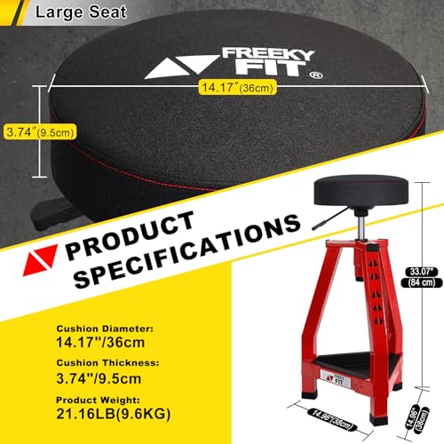 Adjustable Tall Shop Stool