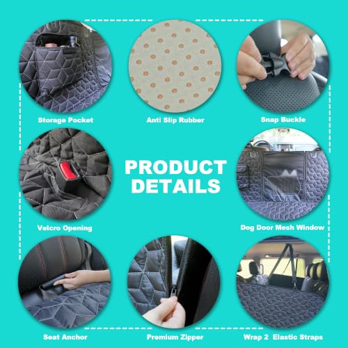 Dog Car Seat Cover for Back Seat